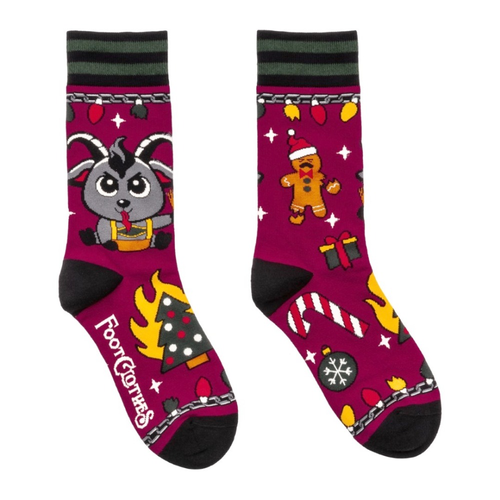 Footclothes - Kwampus Sokken - Bordeaux rood